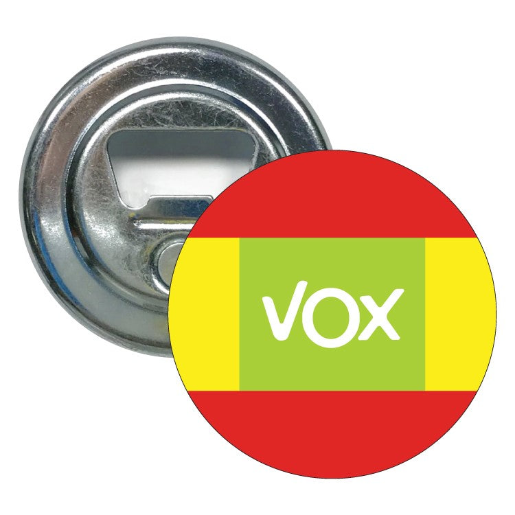 Abridor Redondo Vox Verde Bandera De España
