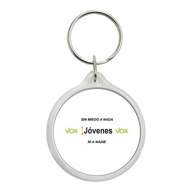 Llavero Redondo Jovenes Sin Miedo A Nada Ni A Nadie Vox