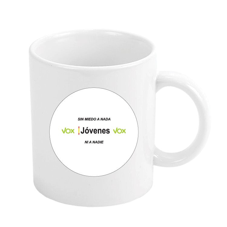 Taza Jovenes Sin Miedo A Nada Ni A Nadie Vox