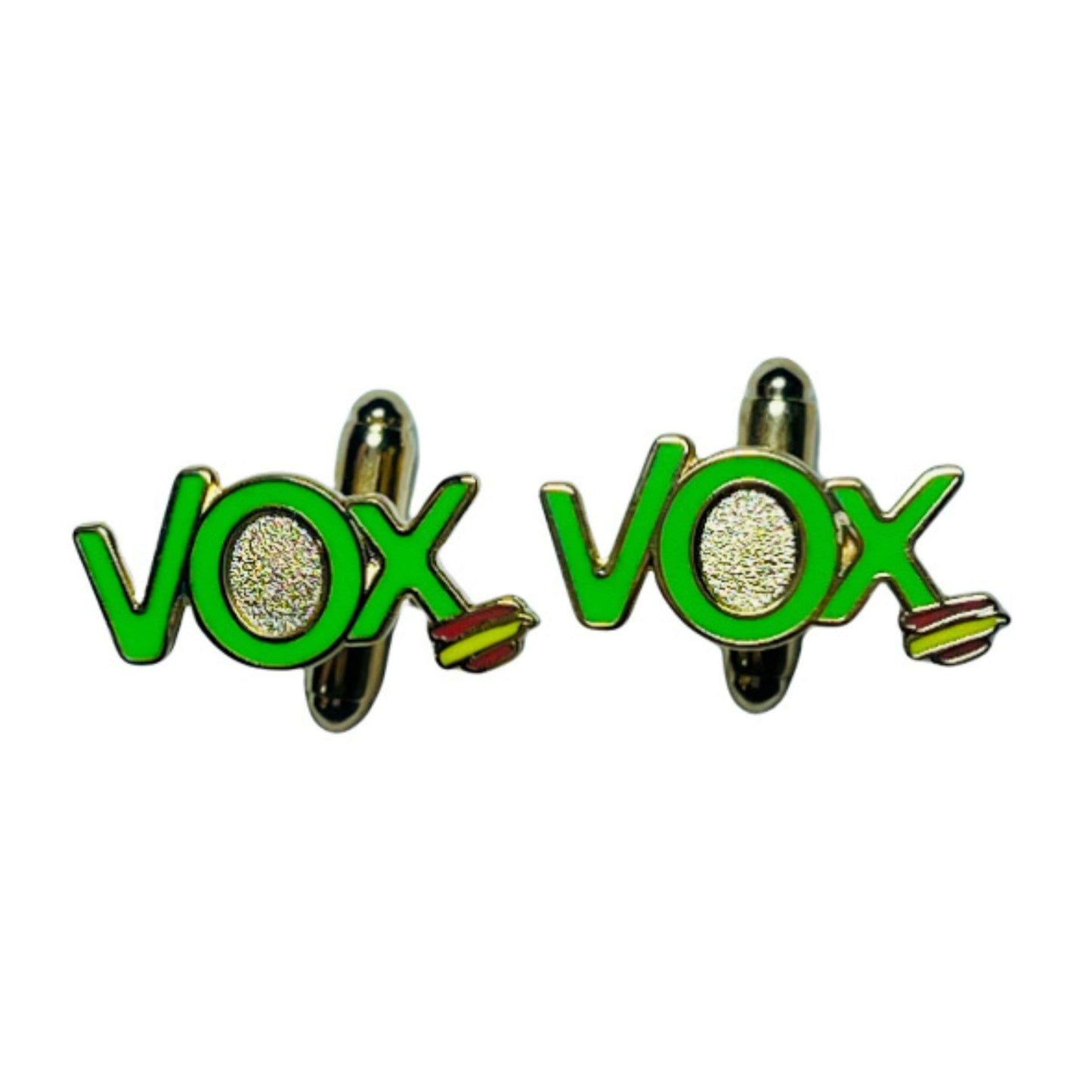 Gemelos Partido Politico Bandera de España Vox Verde