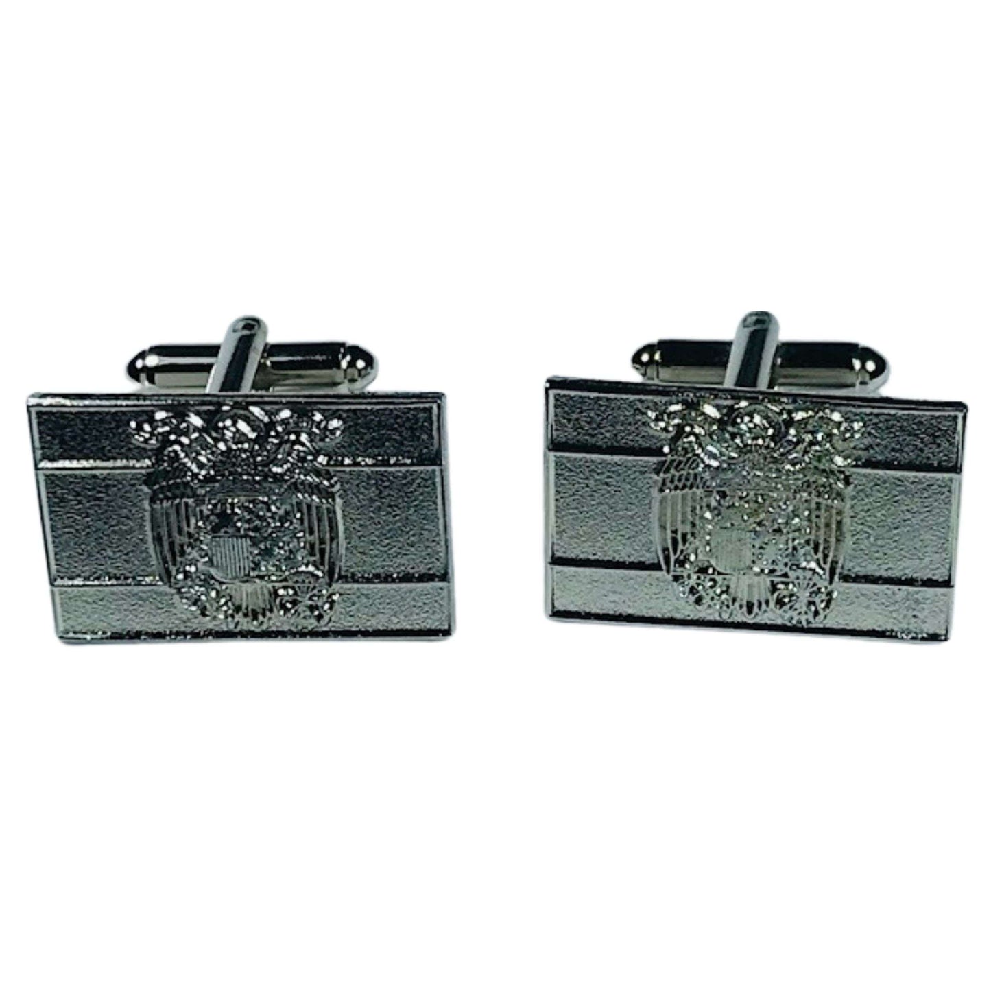 Gemelos Color Plata - Bandera Española Aguila de San Juan - España