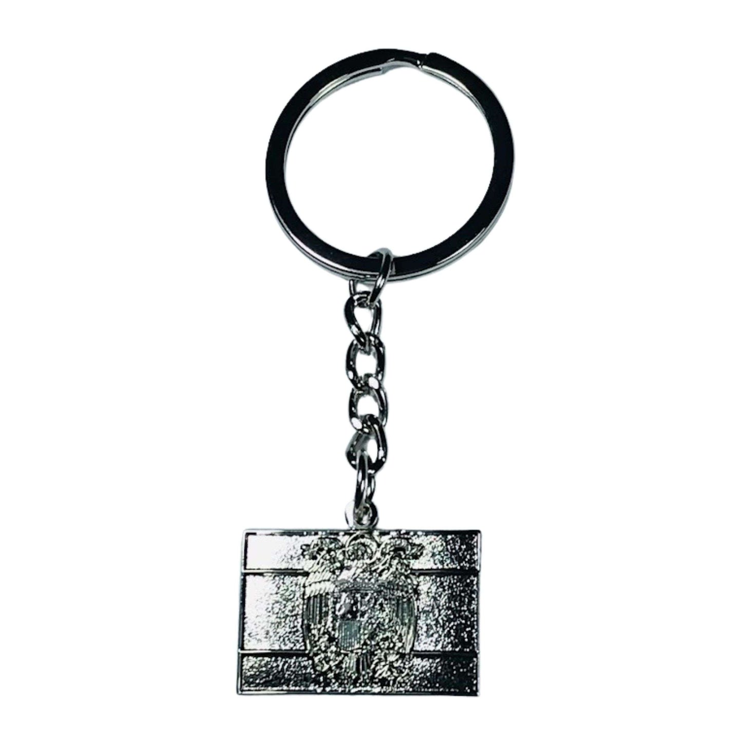 Llavero Color Oro - Bandera Española Aguila de San Juan - España (2)