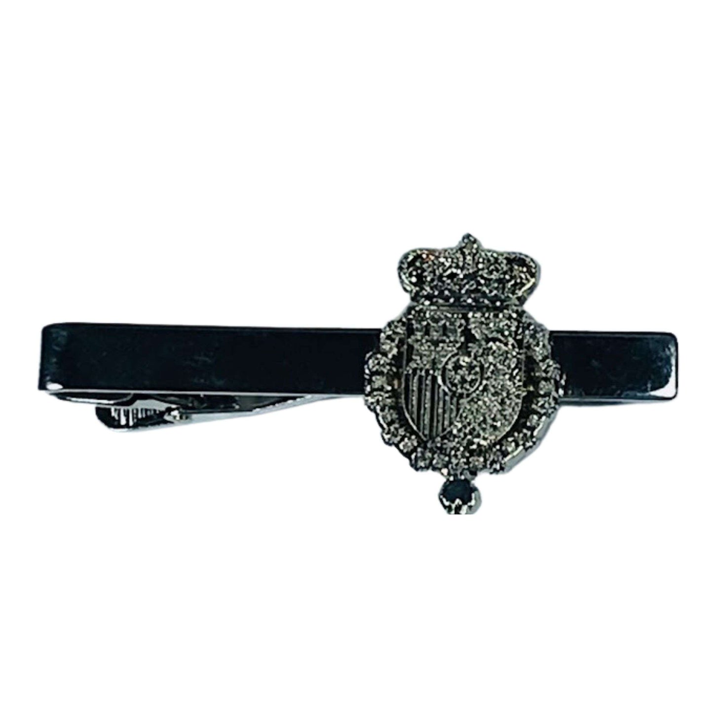 Pisacorbatas Color Plata - Escudo de Armas del Rey de España