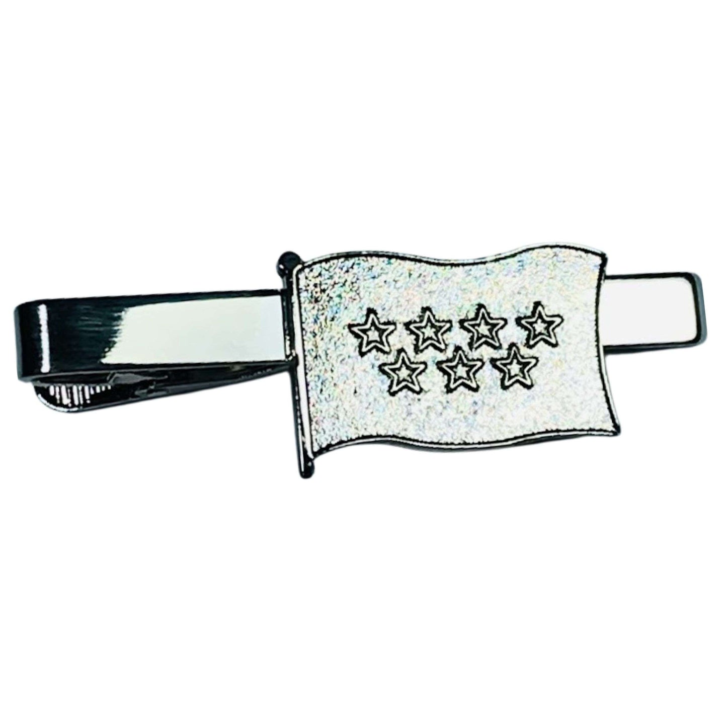 Pisacorbata Color Plata - Bandera de Comunidad de Madrid - España