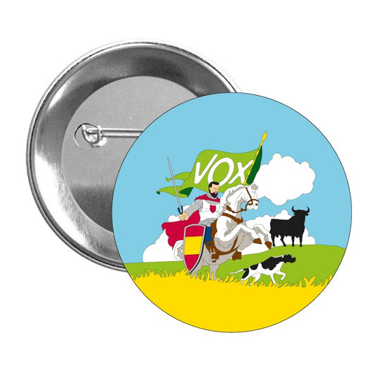 Chapa Vox Toro Caballo