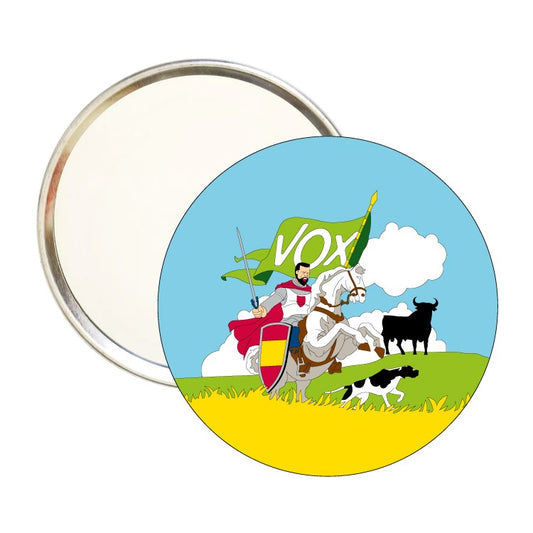 Espejo Redondo Turismo Vox Toro Caballo