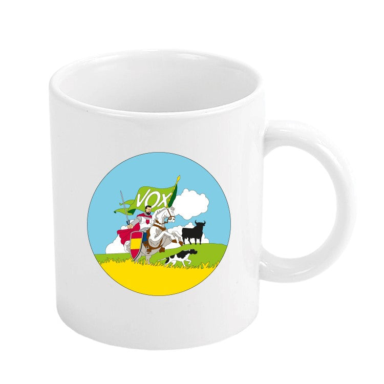Taza Turismo Vox Toro Caballo