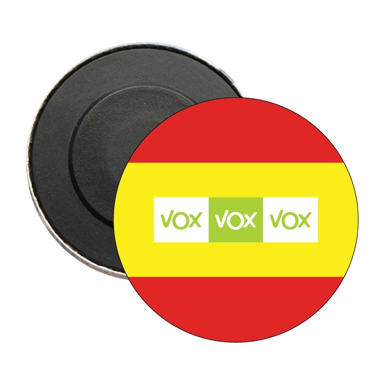 Iman Redondo Vox Verde Y Blanco Con Bandera De España
