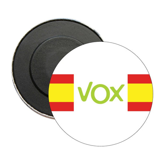Iman Redondo Vox Blanco Con Bandera De España