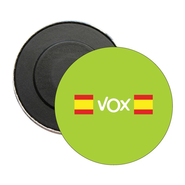 Iman Redondo Vox Bandera De España Fondo Verde