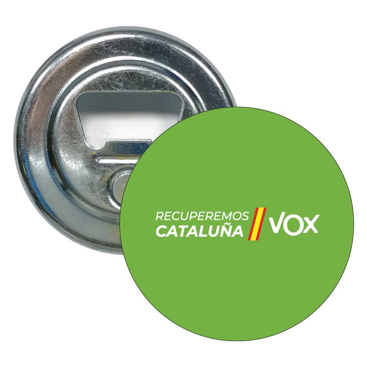 Abridor Redondo Recuperemos Cataluña Vox Fondo Verde