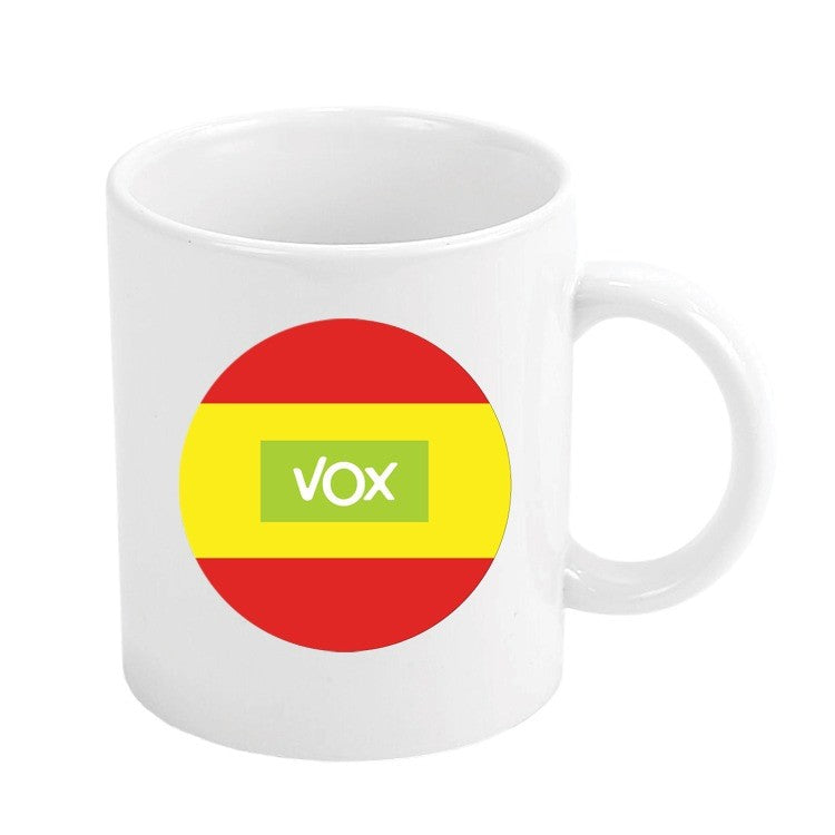 Taza Vox Con Bandera España
