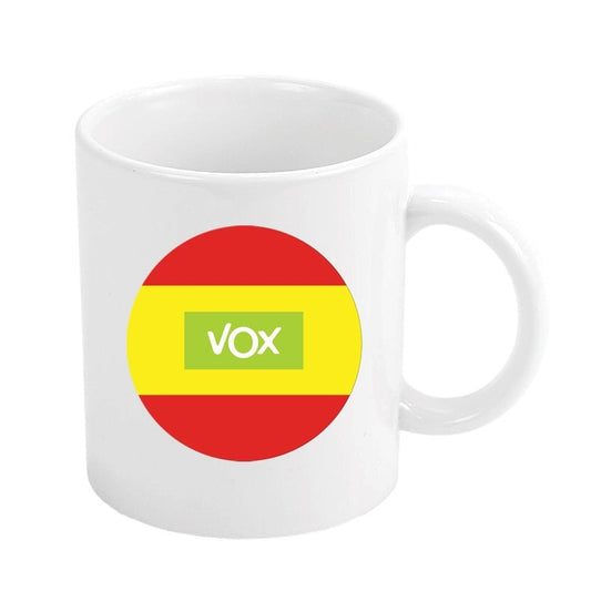 Taza Vox Con Bandera España