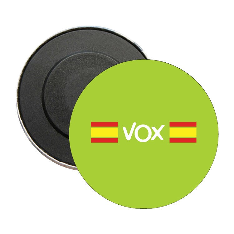 Iman Redondo Vox Con Bandera Española Verde