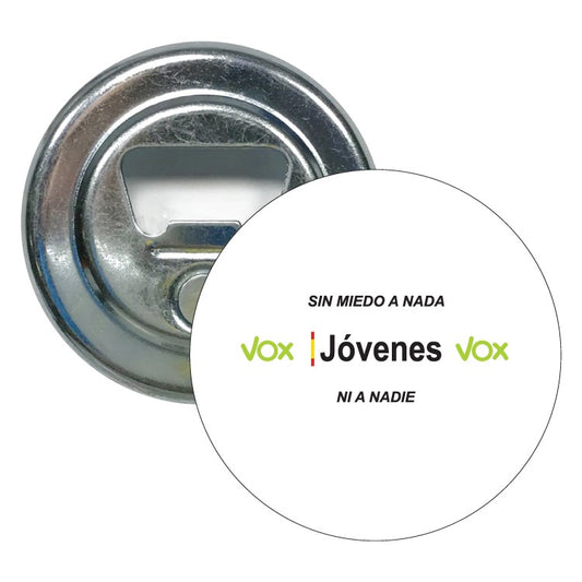 Abridor Redondo Jovenes Sin Miedo A Nada Ni A Nadie Vox