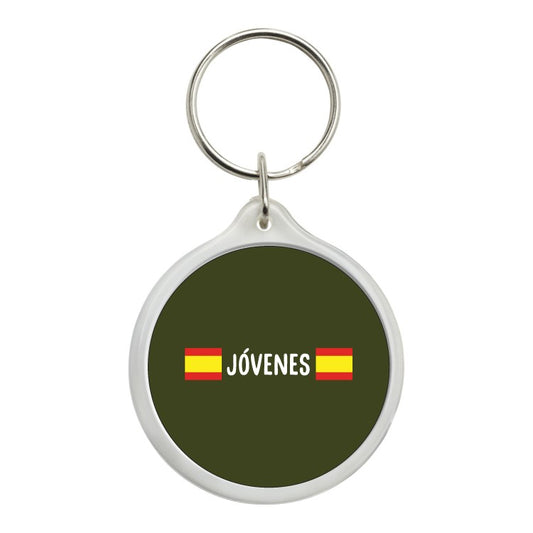 Llavero Redondo  Jovenes Sin Miedo A Nada Ni A Nadie Vox