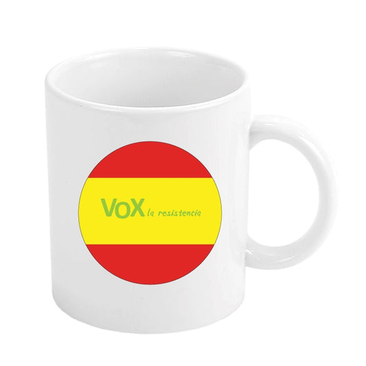 Taza Vox La Resistencia Bandera De España