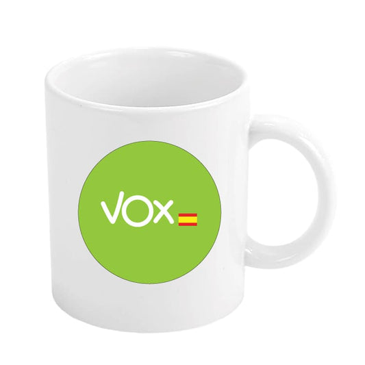 Taza Vox Bandera España Verde