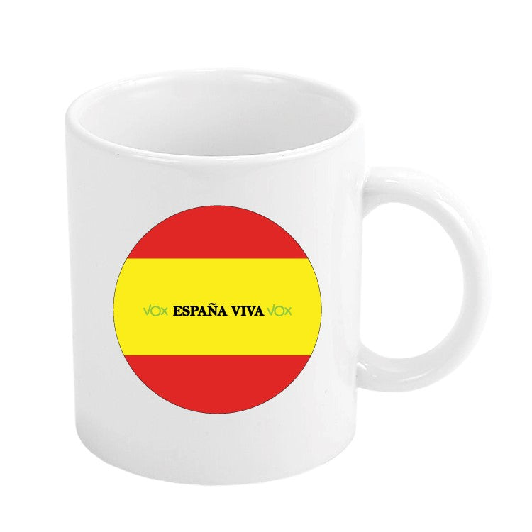Taza España Viva Vox Con Bandera De España