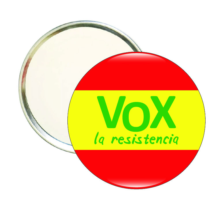 Espejo Redondo Politica - Vox La Resistencia Bandera España