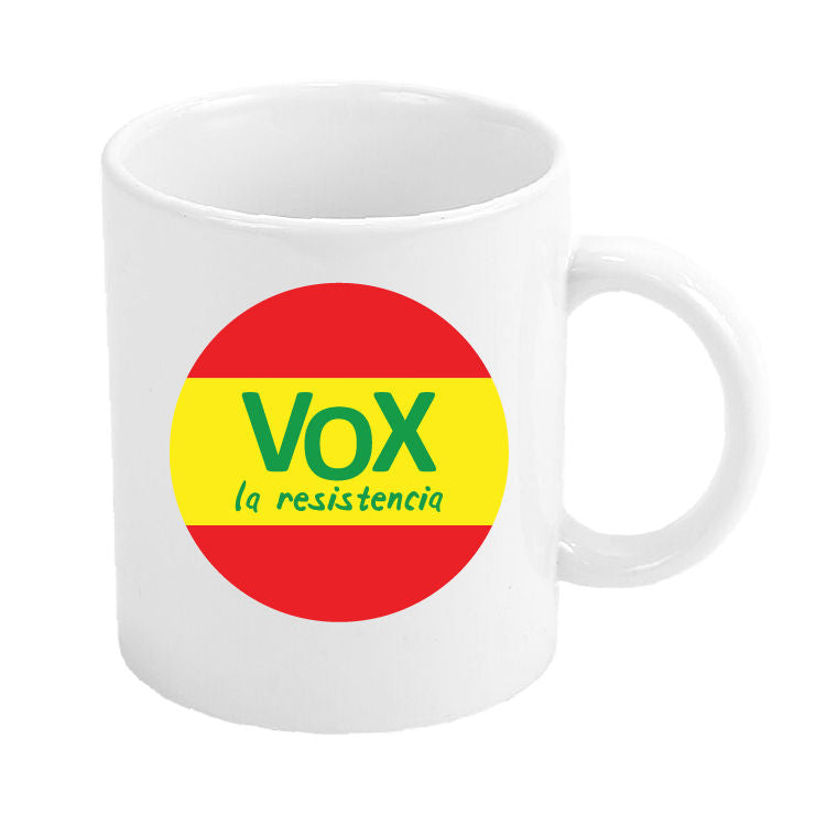Taza Politica - Vox La Resistencia Bandera España