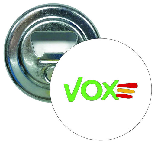 Abridor Redondo Politica - Vox Circulo Bandera España