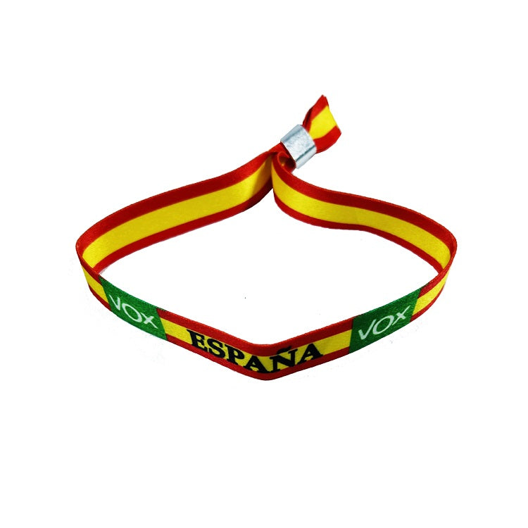 Pulsera Bandera De España Con Logo Vox Partido Politico P259