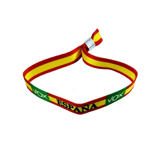 Pulsera Bandera De España Con Logo Vox Partido Politico P259