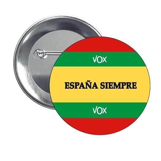 Chapa - Vox España Siempre Partido Politico