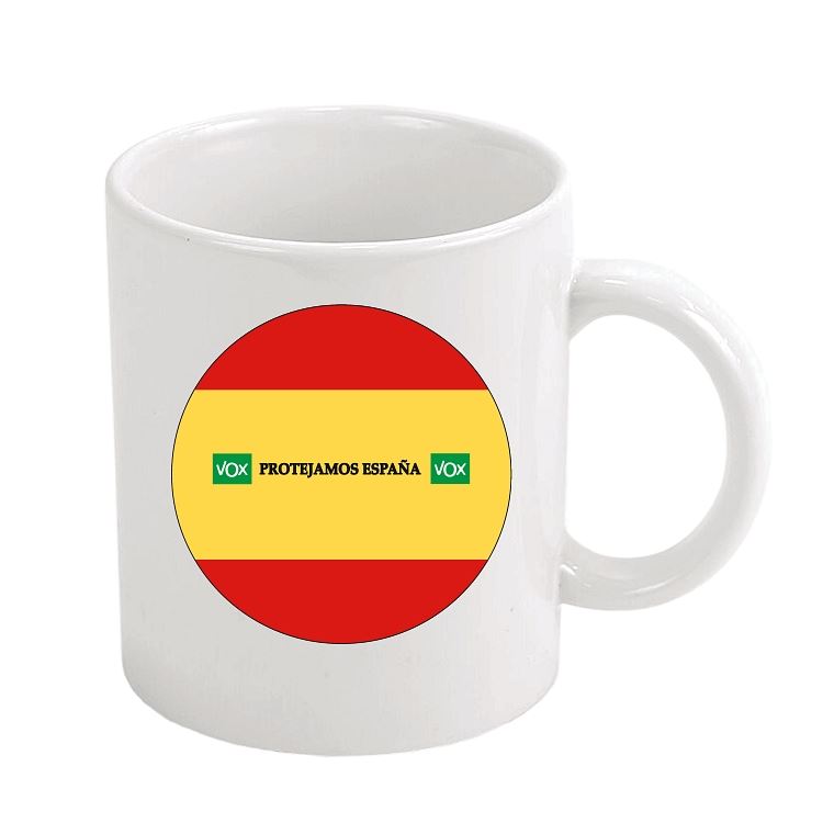 Taza Protejamos España Vox Verde