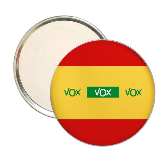 Espejo Redondo Vox Verde España