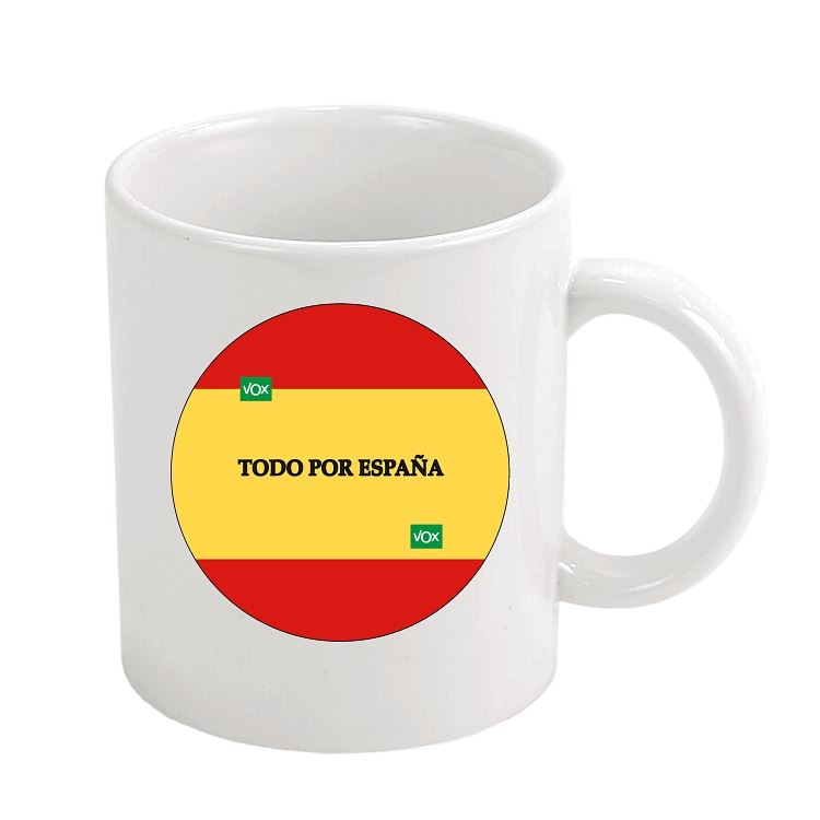 Taza Todo Por España Con Bandera Vox