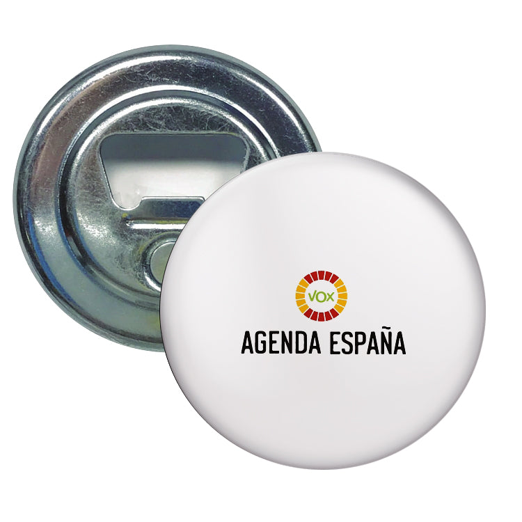 Abridor Redondo Agenda España Vox Partido Politico Fondo Blanco España