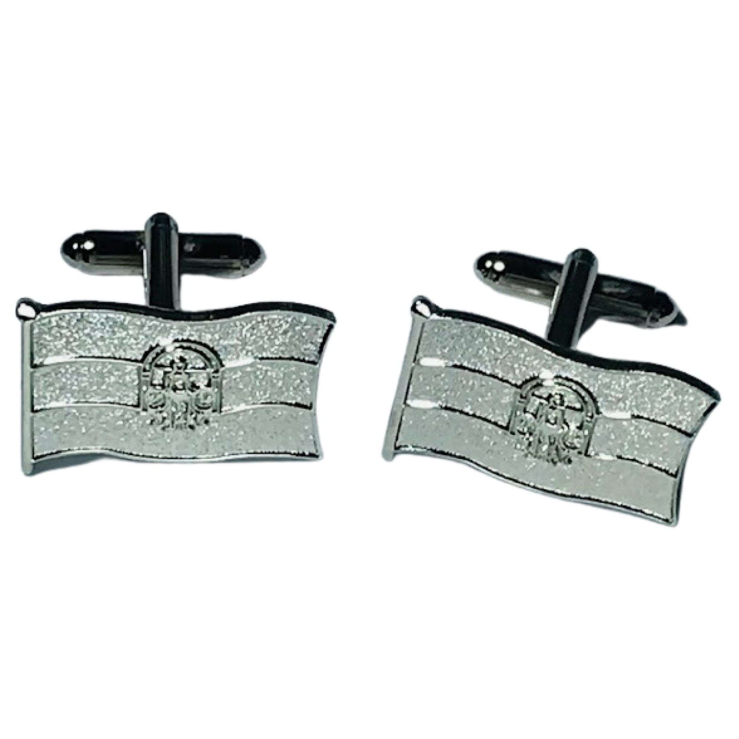 Gemelos - Color Plata - Bandera Comunidad de Andalucía - España