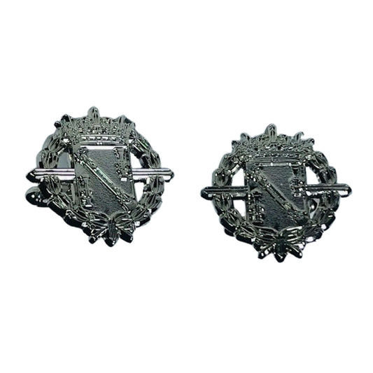 Gemelos Color Plata - Escudo de Francisco Franco - España