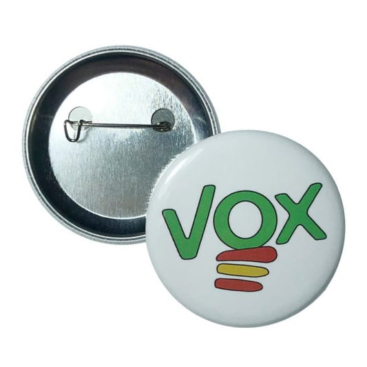 Vox Chapa Con Bandera De España 5