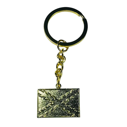 Llavero Color Oro - Bandera de Borgoña - España