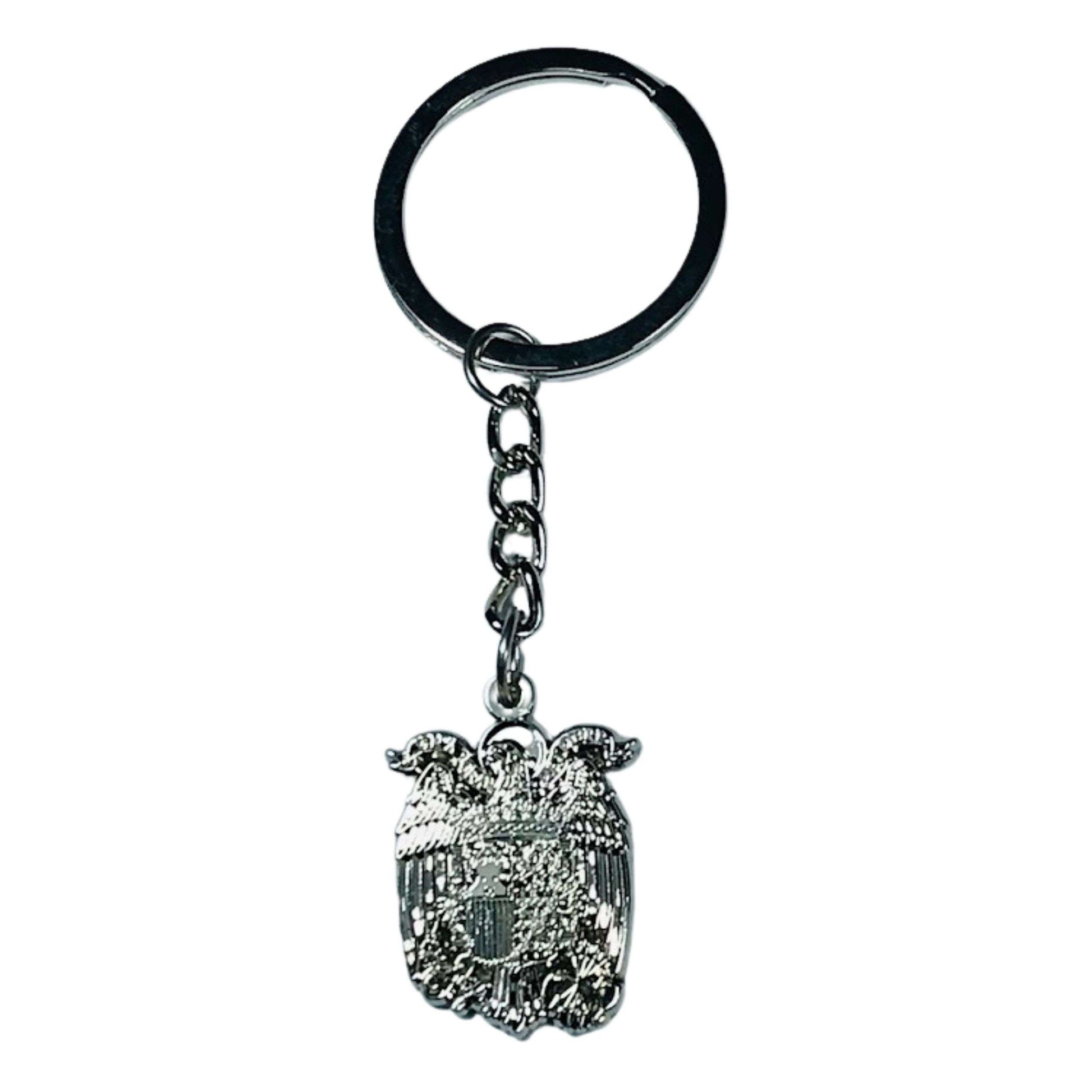 Llavero Color Plata - Águila de San Juan - España