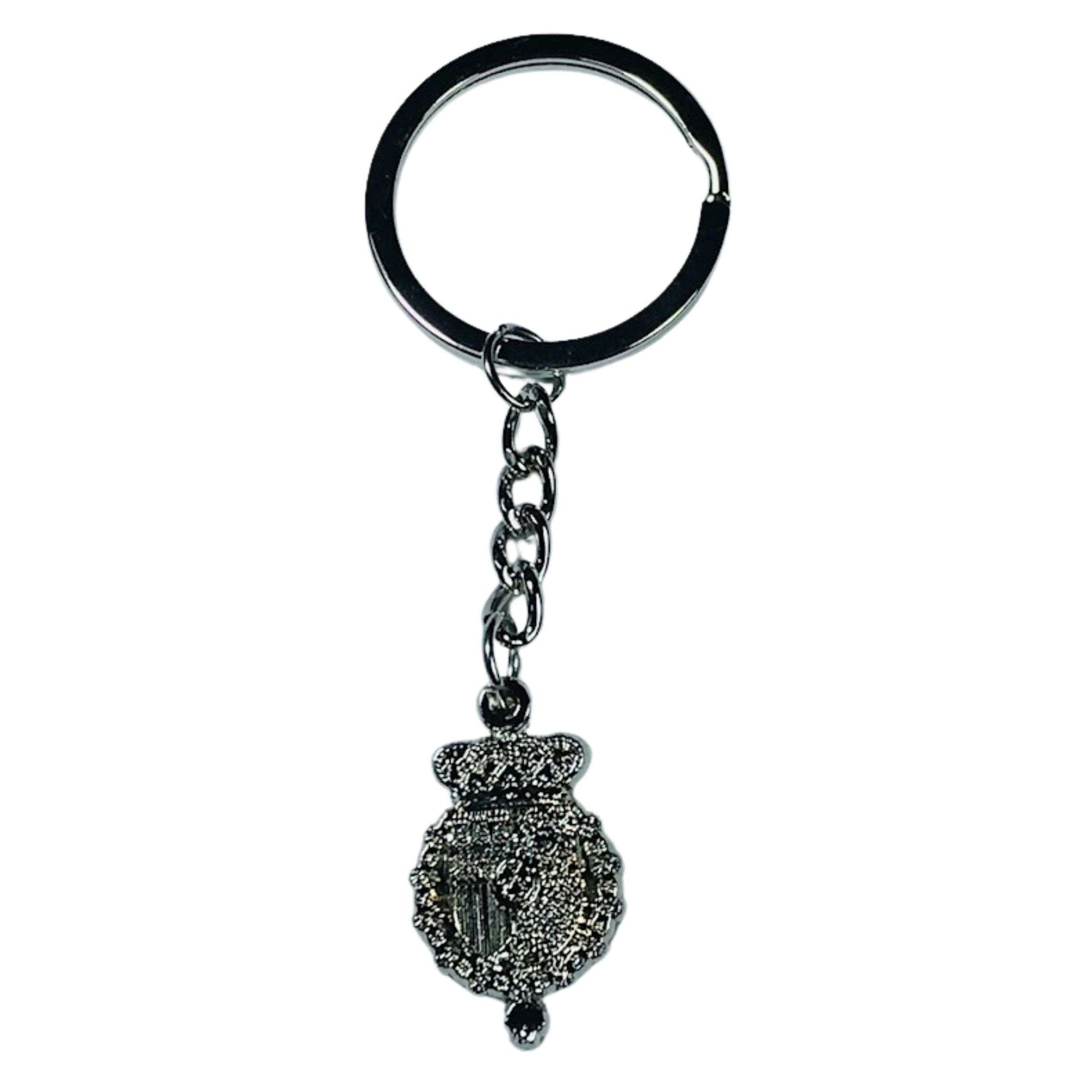 Llavero Color Plata - Escudo de Armas del Rey de España
