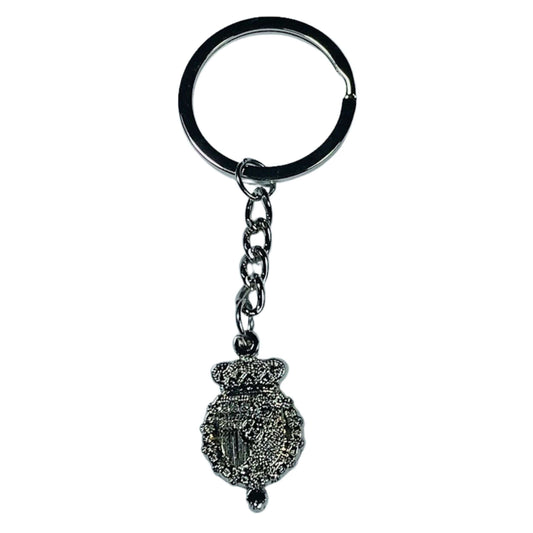 Llavero Color Plata - Escudo de Armas del Rey de España