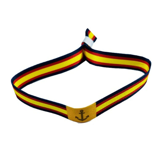 Pulsera - Ancla - Azul Bandera España - P208