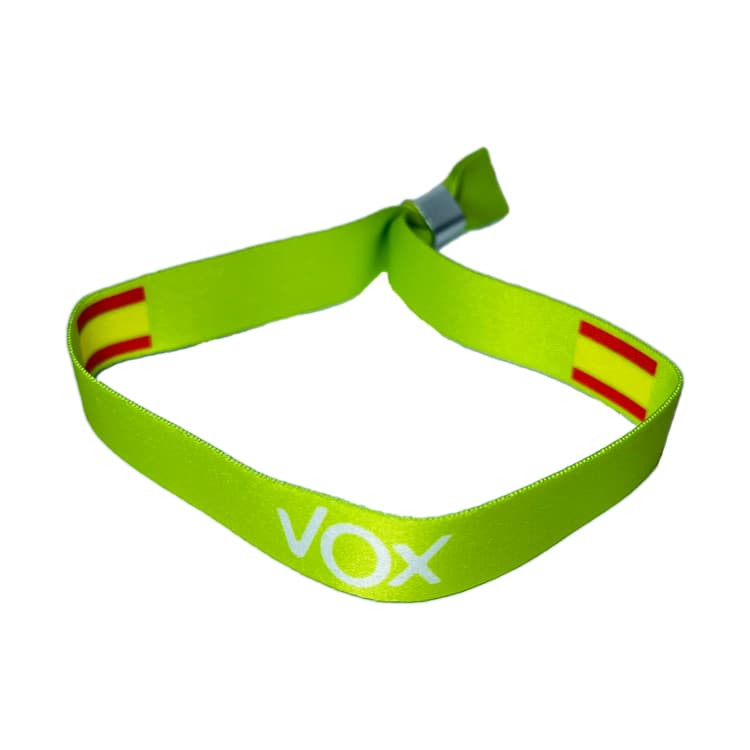 Pulsera Verde Vox Bandera España P169