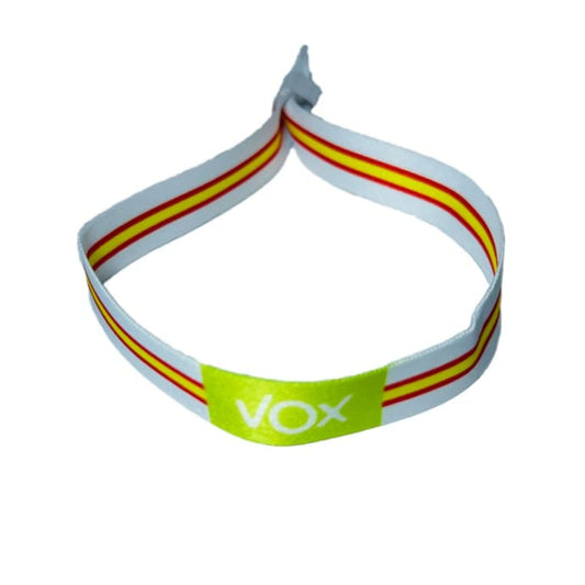 Pulsera - Vox Blanca Bandera España - P167