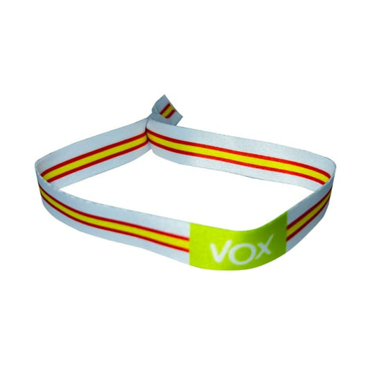 Pulsera - Vox Blanca Bandera España - P175