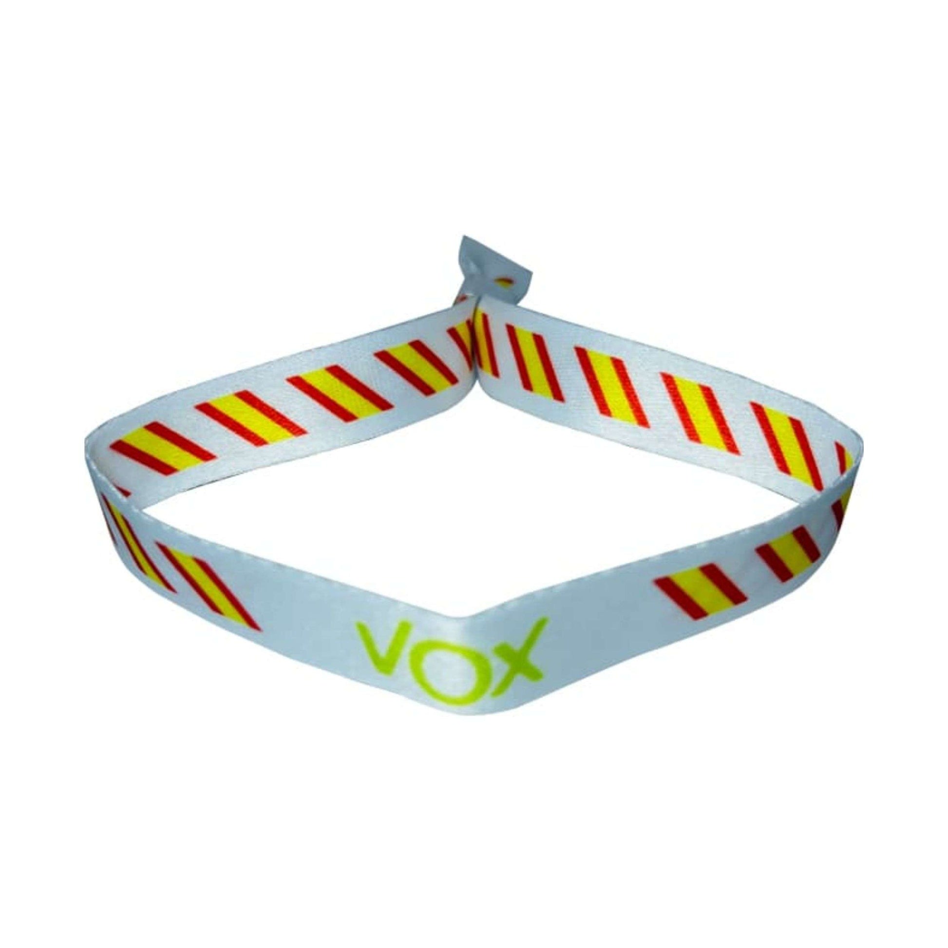 Pulsera - Vox Blanca Bandera España - P178