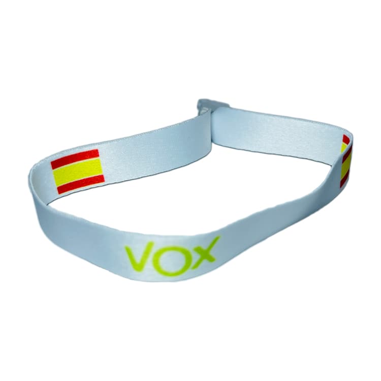 Pulsera Vox Blanca Bandera España P170