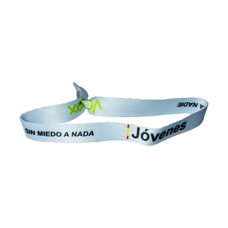 Pulsera Vox Jovenes Sin Miedo A Nada Bandera España P163