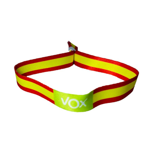 Pulsera Vox Verde Bandera España P165