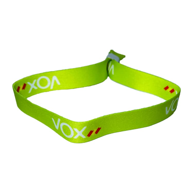Pulsera Vox Verde Con Bandera De España P177