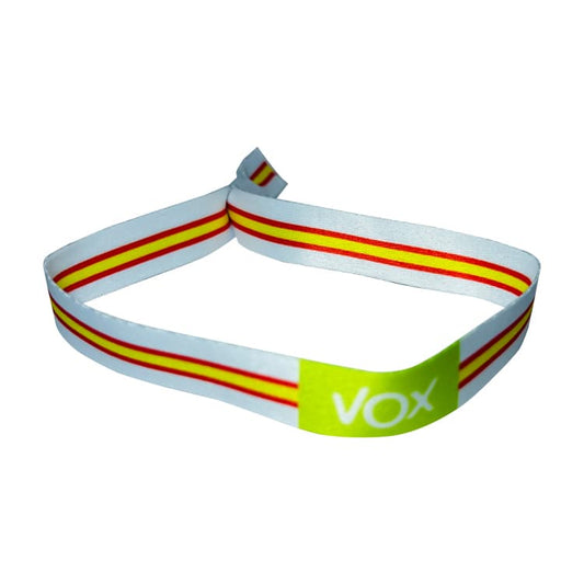 Pulsera Vox Verde Y Blanca Bandera España P175